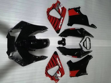 Billigste Honda CBR900RR 919 Motorrad Verkleidung 1998-1999 - Rot Glanzendes Schwarz