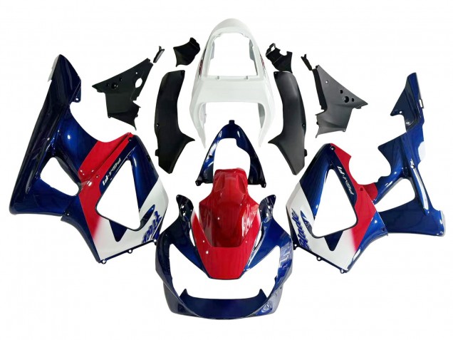 Billigste Honda CBR900RR 929 Motorrad Verkleidung 2000-2001 - Weiss Rot Blau
