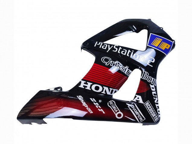 Billigste Honda CBR900RR 929 Motorrad Verkleidung 2000-2001 - Rot Weiss Glanzendes Schwarz PlayStation 2