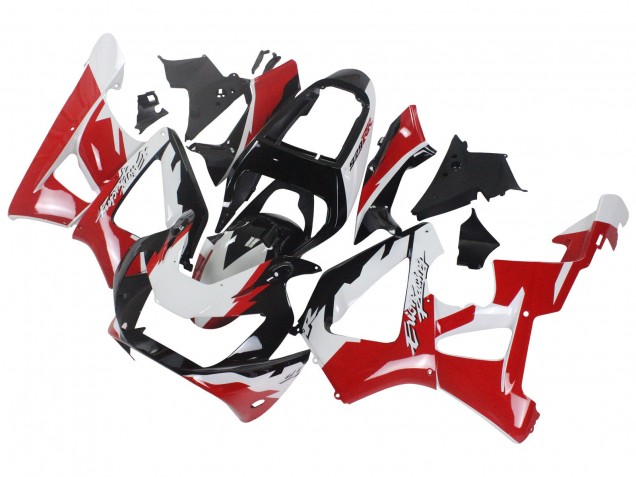 Billigste Honda CBR900RR 929 Motorrad Verkleidung 2000-2001 - Weiss Rot Glanzendes Schwarz Rennen