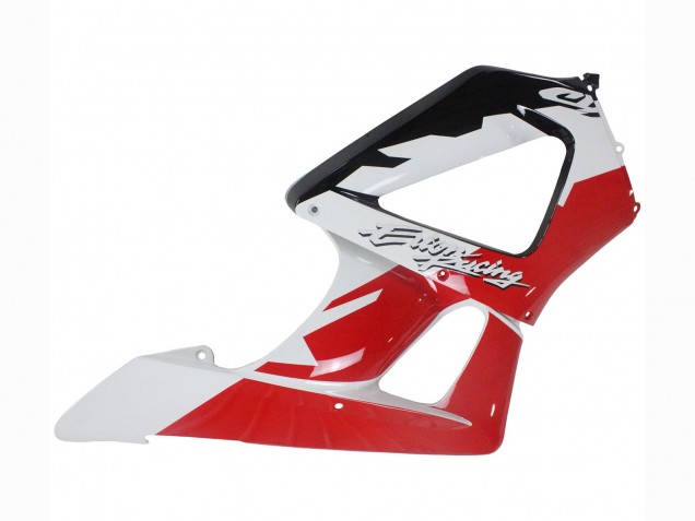 Billigste Honda CBR900RR 929 Motorrad Verkleidung 2000-2001 - Weiss Rot Glanzendes Schwarz Rennen