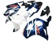 Billigste Honda CBR900RR 954 Motorrad Verkleidung 2002-2003 - Weiss Dunkel Blau
