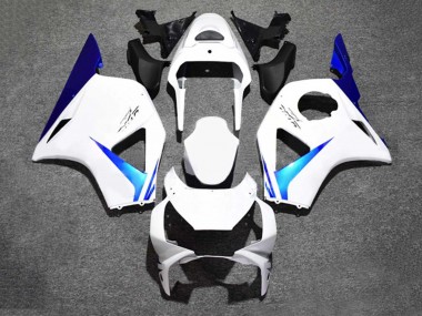 Billigste Honda CBR900RR 954 Motorrad Verkleidung 2002-2003 - Weiss Blau