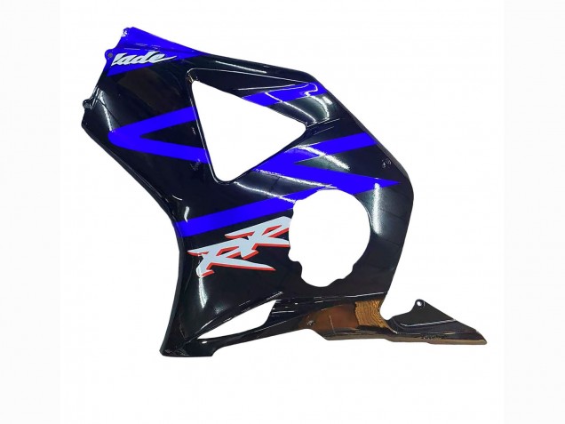 Billigste Honda CBR900RR 954 Motorrad Verkleidung Kit 2002-2003 - Blau Glanzendes Schwarz