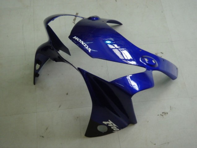 Billigste Honda CBR900RR 954 Motorrad Verkleidung Kit 2002-2003 - Blau Glanzendes Schwarz