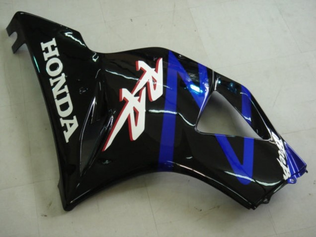 Billigste Honda CBR900RR 954 Motorrad Verkleidung Kit 2002-2003 - Blau Glanzendes Schwarz