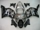 Billigste Honda CBR900RR 954 Motorrad Verkleidung 2002-2003 - Silber Glanzendes Schwarz