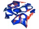 Billigste Honda CBR900RR 954 Motorrad Verkleidung 2002-2003 - Orange Blau