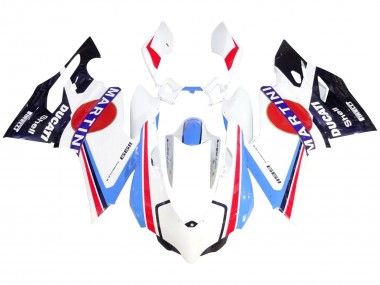 Billigste Ducati 1199 Motorrad Verkleidung 2011-2014 - Weiss Rot Blau Glanzendes Schwarz Martini