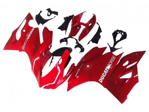 Billigste Ducati 1199 Motorrad Verkleidung 2011-2014 - Rot