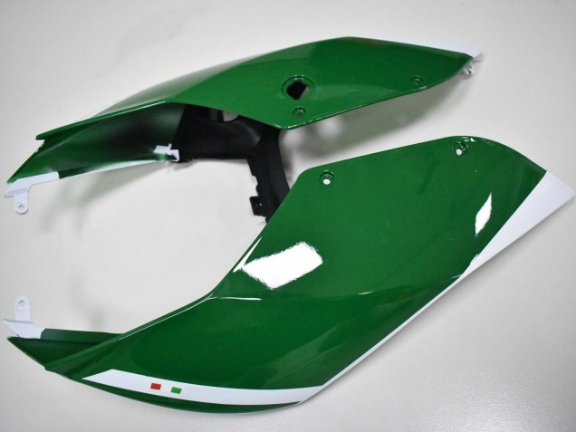 Billigste Ducati Panigale 899 Motorrad Verkleidung 2011-2014 - Weiss Rot Dunkel Grun