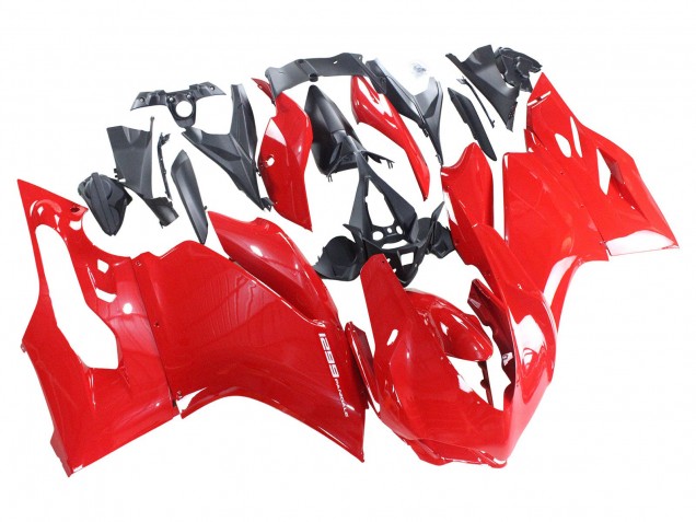 Billigste Ducati 1299 Motorrad Verkleidung 2015-2020 - Rot