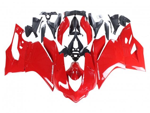 Billigste Ducati 1299 Motorrad Verkleidung 2015-2020 - Rot