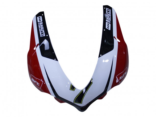 Billigste Ducati 959/1299 Motorrad Verkleidung 2015-2020 - Weiss Rot Schwarz Aruba 7
