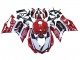 Billigste Ducati 959/1299 Motorrad Verkleidung 2015-2020 - Weiss Rot Schwarz Aruba 7