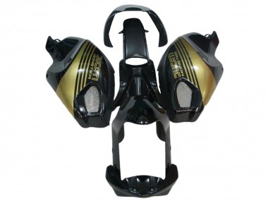 Billigste Ducati Monster 696 796 1100 1100S Motorrad Verkleidung 2008-2012 - Glanzendes Schwarz Gold
