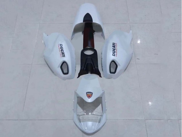 Billigste Ducati Monster 696 796 1100 1100S Motorrad Verkleidung 2008-2012 - Weiss