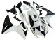 Billigste Honda CBR125R Motorrad Verkleidung 2002-2006 - Weiss Glanzendes Schwarz