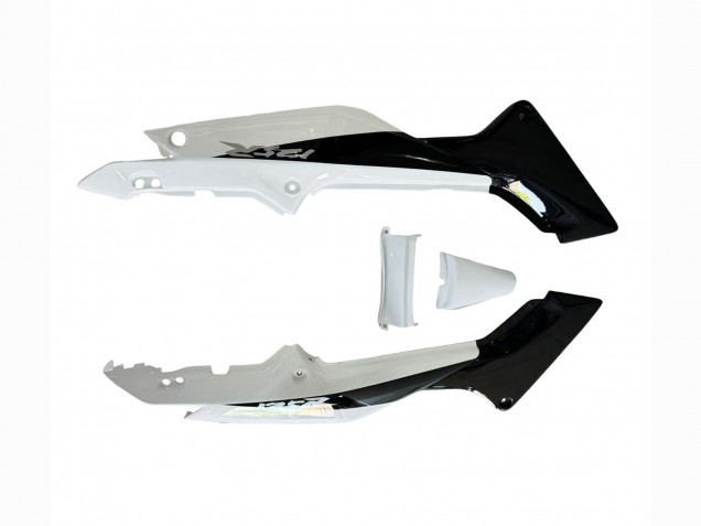 Billigste Honda CBR125R Motorrad Verkleidung 2002-2006 - Weiss Glanzendes Schwarz