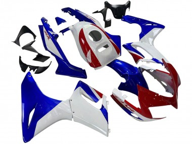 Billigste Honda CBR125R Motorrad Verkleidung 2002-2006 - Weiss Blau Rot