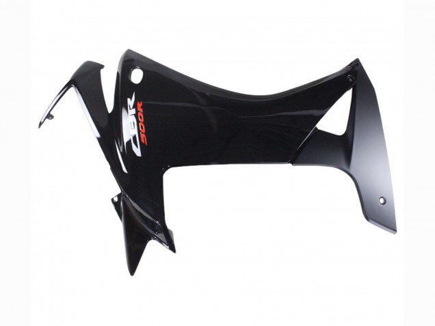 Billigste Honda CBR500R Motorrad Verkleidung 2013-2015 - Glanzendes Schwarz Matt Schwarz