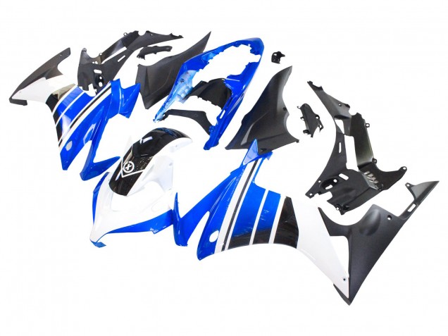 Billigste Honda CBR500R Motorrad Verkleidung 2013-2015 - Blau Weiss Matt Schwarz