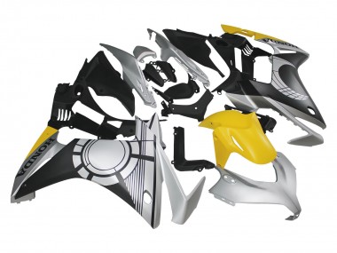 Billigste Honda CBR500R Motorrad Verkleidung 2013-2015 - Silber Gelb Matt Schwarz