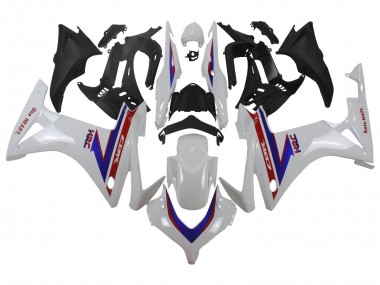 Billigste Honda CBR500R Motorrad Verkleidung 2013-2015 - Weiss Rot Blau HRC