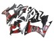 Billigste Honda CBR500R Motorrad Verkleidung 2013-2015 - Rot Silber Glanzendes Schwarz