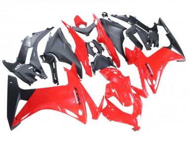 Billigste Honda CBR500R Motorrad Verkleidung 2013-2015 - Rot Matt Schwarz