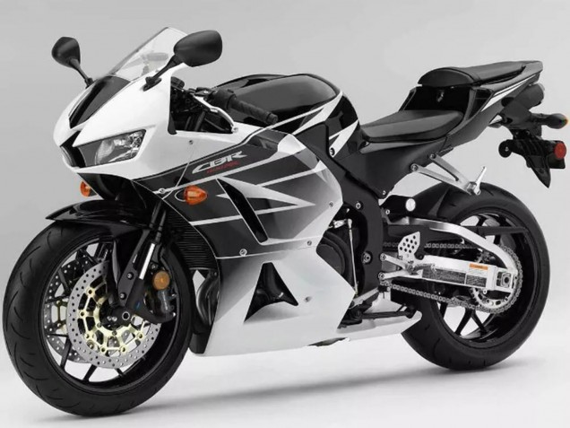 Billigste Honda CBR500R Motorrad Verkleidung 2013-2015 - Weiss Schwarz