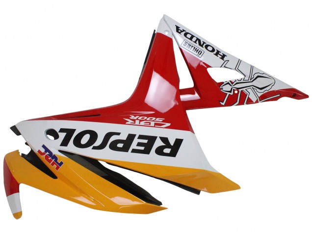 Billigste Honda CBR500R Motorrad Verkleidung 2016-2018 - Gelb Weiss Rot Repsol HRC