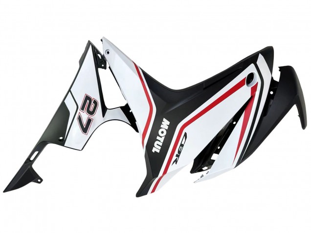 Billigste Honda CBR500R Motorrad Verkleidung 2016-2018 - Weiss Rot Matt Schwarz