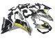 Billigste Honda CBR500R Motorrad Verkleidung 2022-2023 - Silber Gelb Glanzendes Schwarz