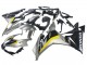 Billigste Honda CBR500R Motorrad Verkleidung 2022-2023 - Silber Gelb Glanzendes Schwarz