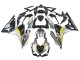Billigste Honda CBR500R Motorrad Verkleidung 2022-2023 - Silber Gelb Glanzendes Schwarz