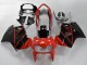 Billigste Honda VFR 800 Motorrad Verkleidung 1998-2001 - Rot Glanzendes Schwarz Streifen