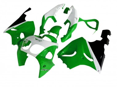 Billigste Kawasaki ZX7R Motorrad Verkleidung 1996-2003 - Weiss Grun Schwarz