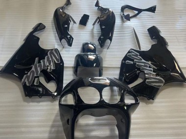 Billigste Kawasaki ZX7R Motorrad Verkleidung 1996-2003 - Glanzendes Schwarz