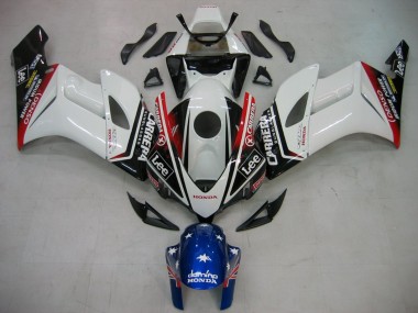 Billigste Honda CBR1000RR Motorrad Verkleidung 2004-2005 - Weiss Blau Rot Glanzendes Schwarz Stern Carrera Lee