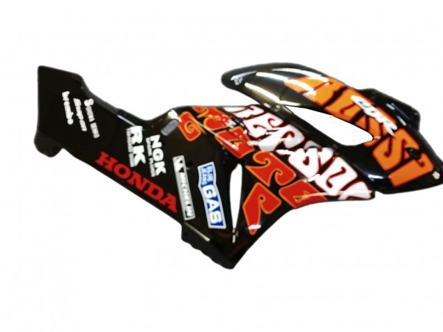 Billigste Honda CBR1000RR Motorrad Verkleidung 2004-2005 - Gelb Orange Glanzendes Schwarz Repsol Rossi 46