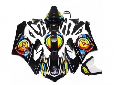 Billigste Honda CBR1000RR Motorrad Verkleidung 2004-2005 - Glanzendes Schwarz Gelb Grun Rot 46