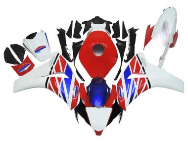 Billigste Honda CBR1000RR Motorrad Verkleidung 2006-2007 - Weiss Rot Blau
