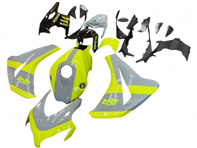 Billigste Honda CBR1000RR Motorrad Verkleidung 2008-2011 - Nardo Grau Fluoreszierendes Grun