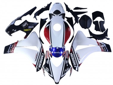 Billigste Honda CBR1000RR Motorrad Verkleidung 2008-2011 - Weiss Rot Blau Schwarz Stern Lee Carrera