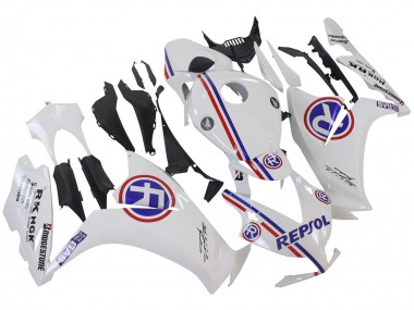 Billigste Honda CBR1000RR Motorrad Verkleidung 2012-2016 - Weiss Blau Rot Repsol