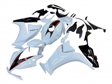 Billigste Honda CBR1000RR Motorrad Verkleidung 2012-2016 - Weiss Glanzendes Schwarz