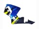Billigste Honda CBR600RR Motorrad Verkleidung 2003-2004 - Blau Neon Gelb Glanzendes Schwarz Hai