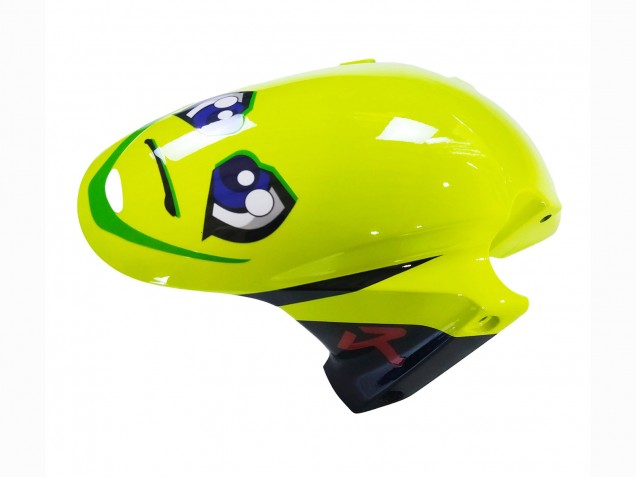 Billigste Honda CBR600RR Motorrad Verkleidung 2003-2004 - Blau Neon Gelb Glanzendes Schwarz Hai