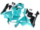 Billigste Honda CBR600RR Motorrad Verkleidung 2003-2004 - Hellblau Schwarz